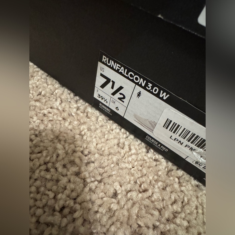 ADIDAS RUNFALCON 3.0 WOMEN'S 7.5 SHOES - Picture 7 of 7
